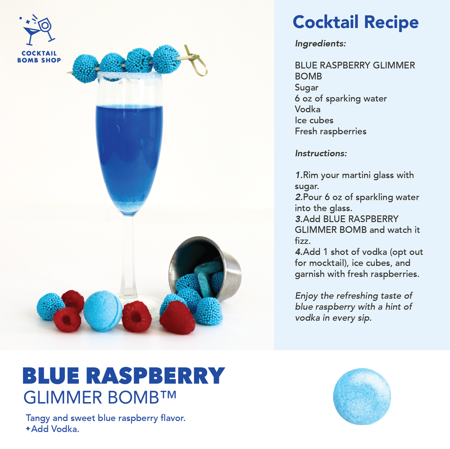BLUE RASPBERRY GLIMMER BOMB