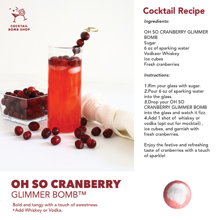 OH SO CRANBERRY GLIMMER BOMB