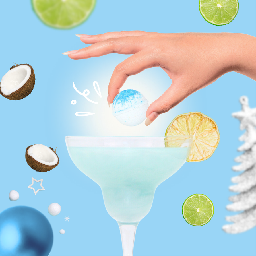 CHRISTMAS COCONUT MARGARITA GLIMMER BOMB