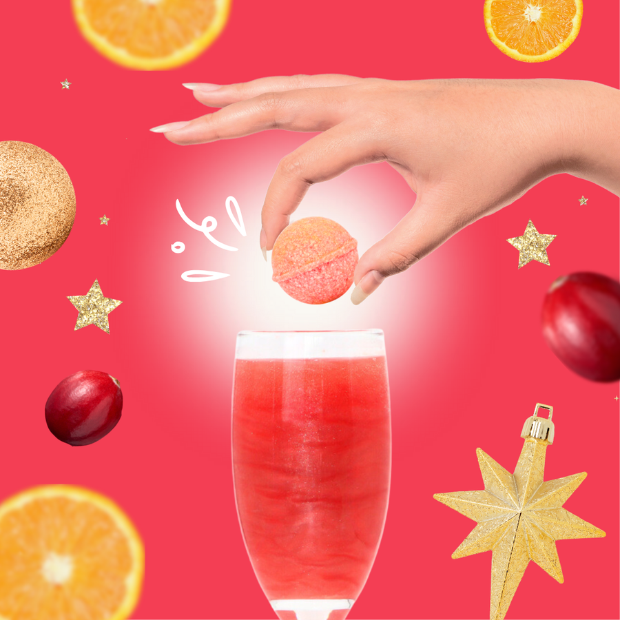 CRANBERRY MIMOSA - COCKTAIL BOMB