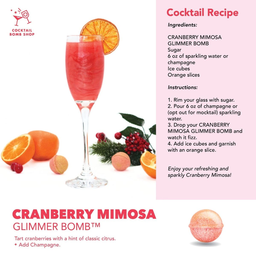 CRANBERRY MIMOSA - COCKTAIL BOMB