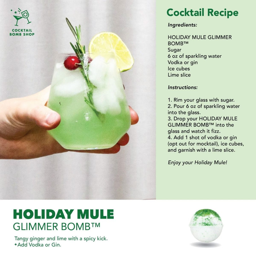 HOLIDAY MULE COCKTAIL BOMB