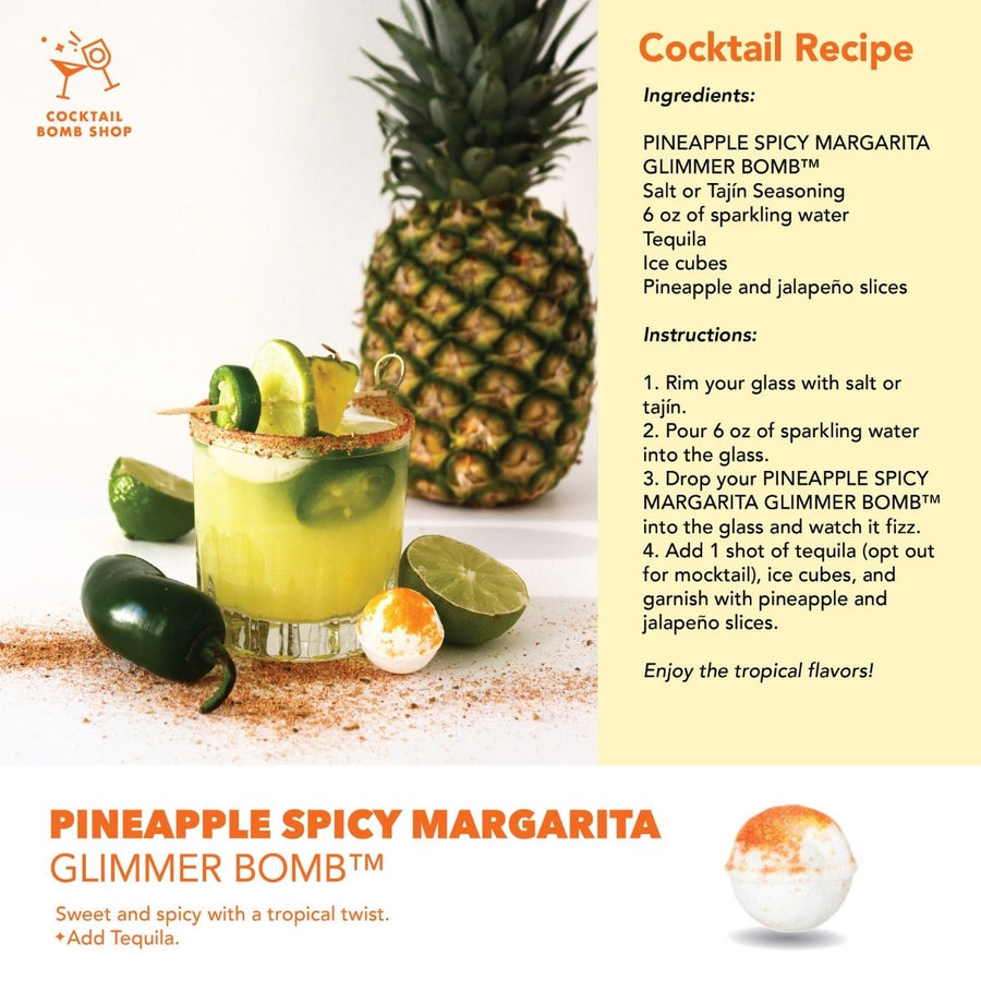 PINEAPPLE SPICY MARGARITA - COCKTAIL BOMB