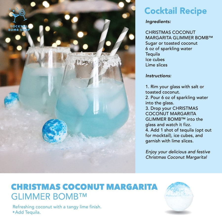CHRISTMAS COCONUT MARGARITA - COCKTAIL BOMB
